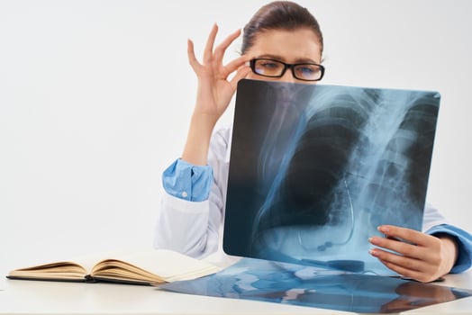 female doctor radiologist professional medicine health photo