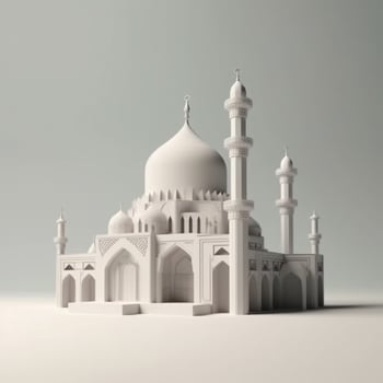 beautiful luxury mosque photo