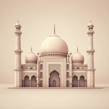 beautiful luxury mosque photo