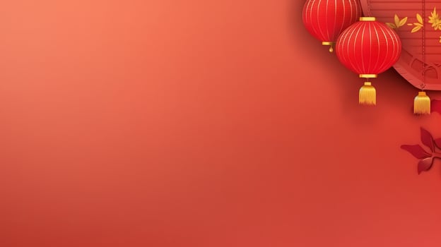 Red Chinese Holiday Background. Illustration photo