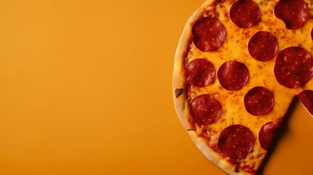 Delicious pizza. Illustration photo