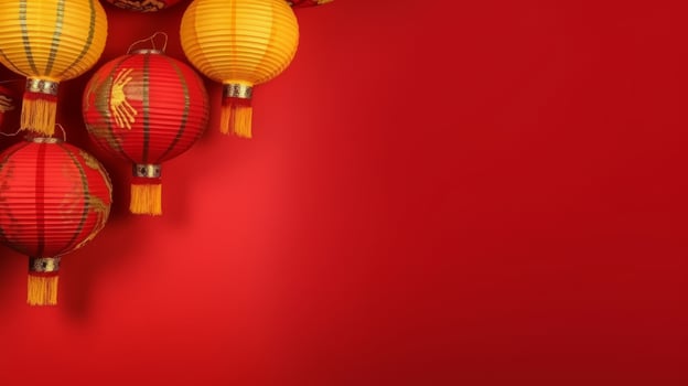 Red Chinese Holiday Background. Illustration photo