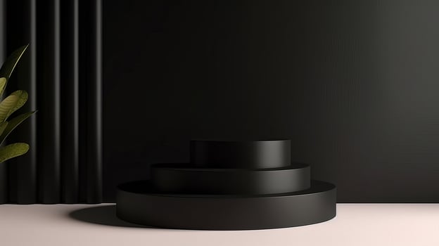Abstract podium for products ads. Illustration photo