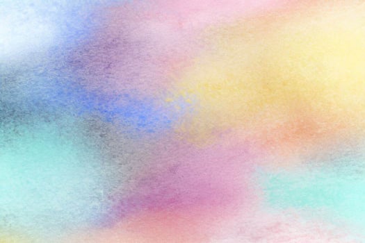 Watercolor pastel background. aquarelle colorful stains on paper. photo