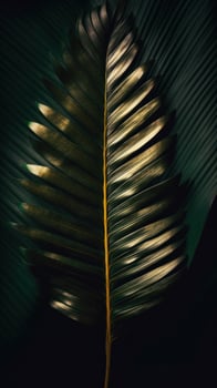 Palm leaf background. Illustration photo