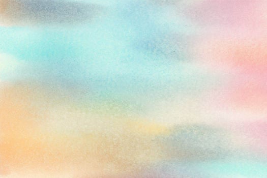 Watercolor pastel background. aquarelle colorful stains on paper. photo