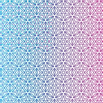 Oriental Pattern Art, Isolated Background. photo