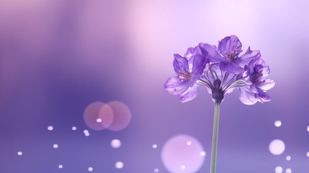 Violet flower background. Illustration photo