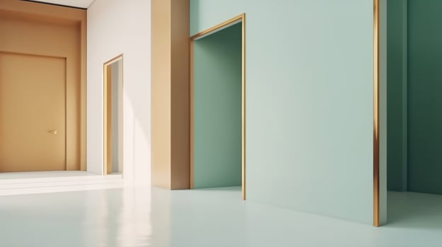 Minimal luxury aesthetic modern background. Illustration photo