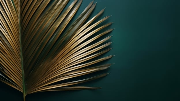 Palm leaves background. Illustration photo