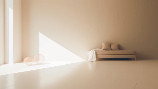 Minimal luxury aesthetic modern interior. Illustration photo
