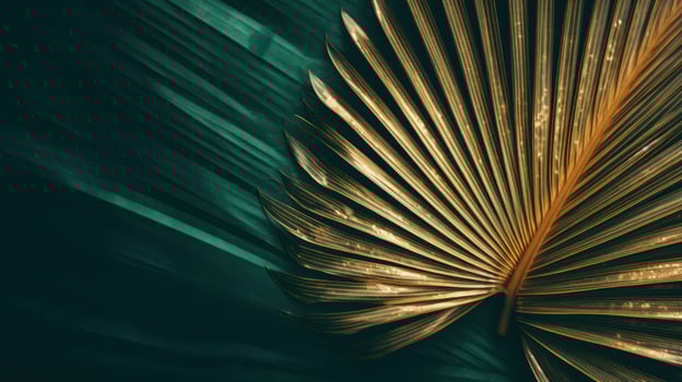 Palm leaves background. Illustration photo