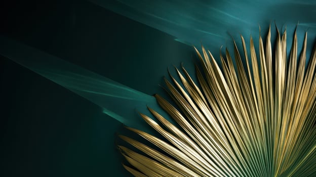 Palm leaves background. Illustration photo