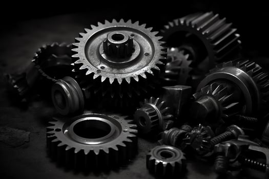 Gears. aesthetic graphic art photo