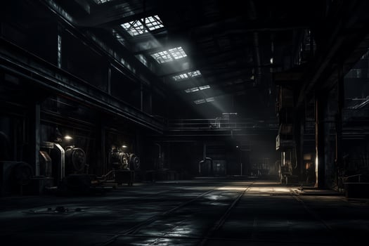Industrial dark background. photo