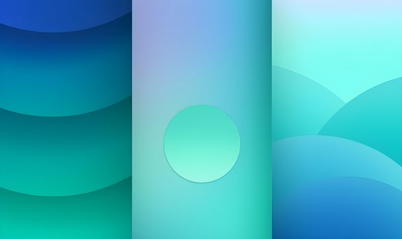 A gradient background with a cool color scheme, using shades of blue and green, photo