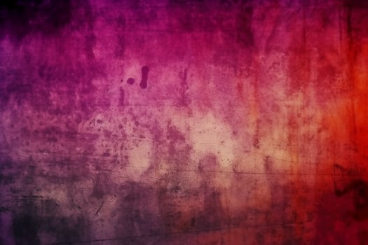 Aged effect overlay. Old film texture. Purple red gradient background with dust scratches. photo