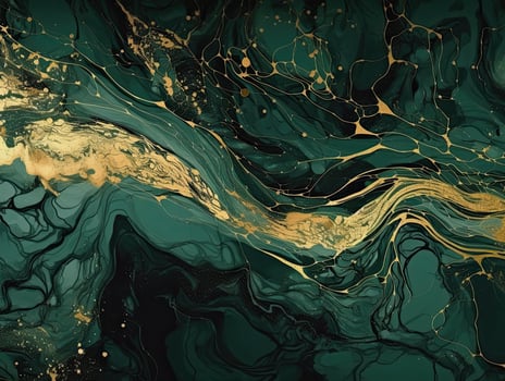 Luxury Green and Gold Marble Texture Background Wallpaper photo
