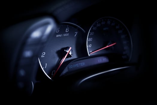 Sporty Car Dashboard photo