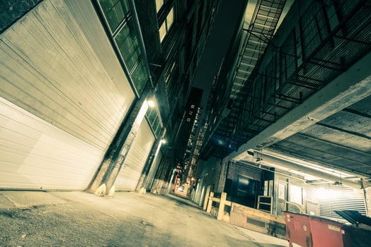 Downtown Chicago Alley photo