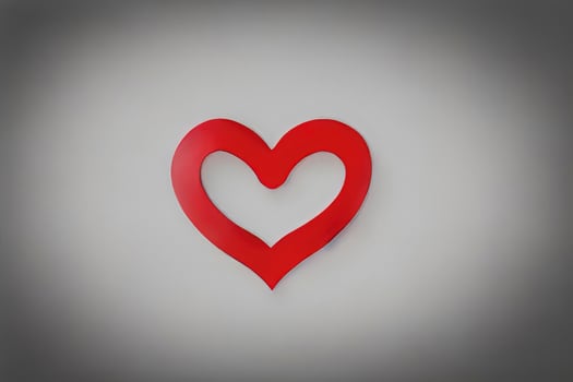 Heart-Shaped Elements for Valentine's Day Cards photo