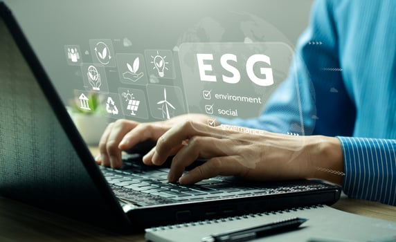 ESG environment social governance investment business concept. photo