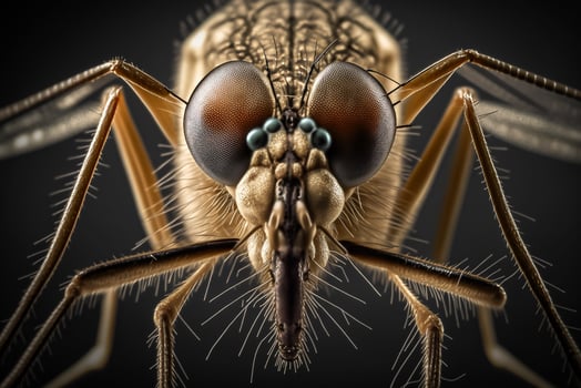 mosquito macro. aesthetic photo