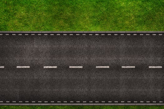 Road From Above Illustration photo