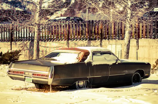 Rusty American Classic Car photo