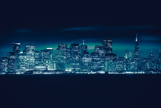 San Francisco Blue Skyline photo
