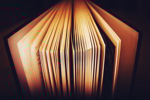 Open Book Pages photo