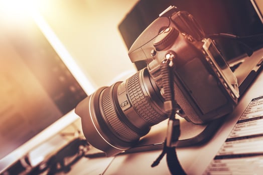 Photography Workstation Close-up photo