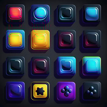 sign square game button photo