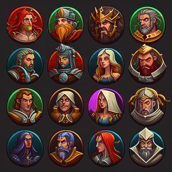 royal medieval character avatar photo