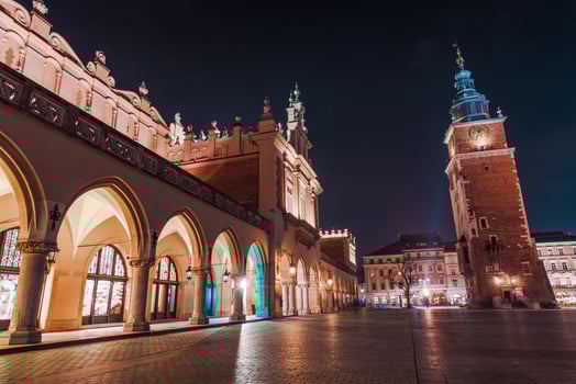 Colorful Krakow Night photo