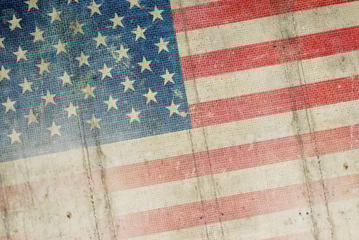 Grunge American Flag photo