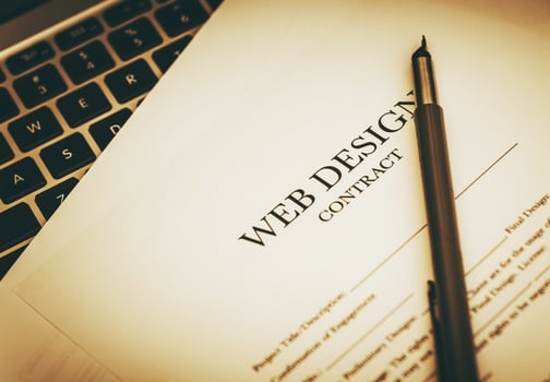 Web Design Job Contract photo