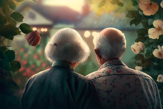 Fulfilling Life's Dreams Together Love and Home in Old Age photo