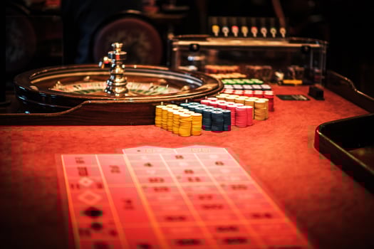 Casino Roulette Wheel Table photo