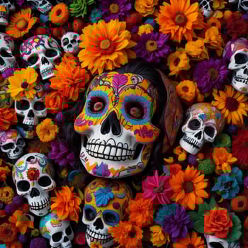 Day of the Dead, Dia de los Muertos, Mexican holiday. photo