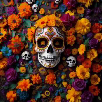 Day of the Dead, Dia de los Muertos, Mexican holiday. photo