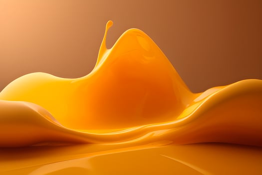 Abstract liquid orange background. photo