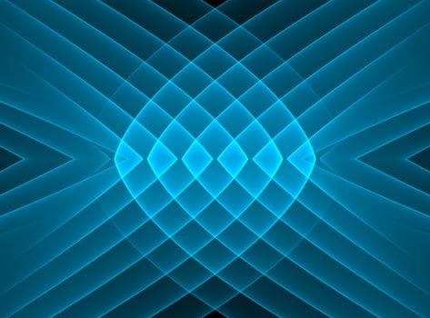 abstract blue curve lines geometric shape background illustration photo