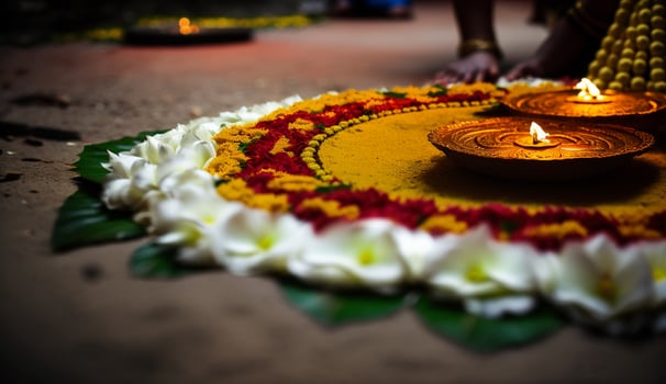 Onam The Harvest Festival of Kerala, India photo