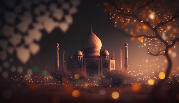Taj Mahal Mystical and Magical Photographic Composition of India's Iconic Monument photo