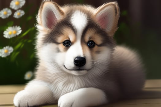 cute little dog . photo