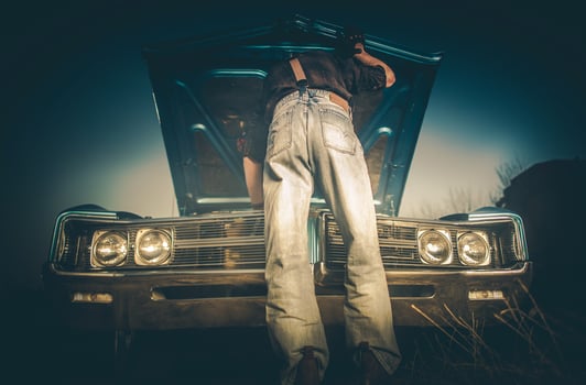 Fixing Broken Classic Car photo