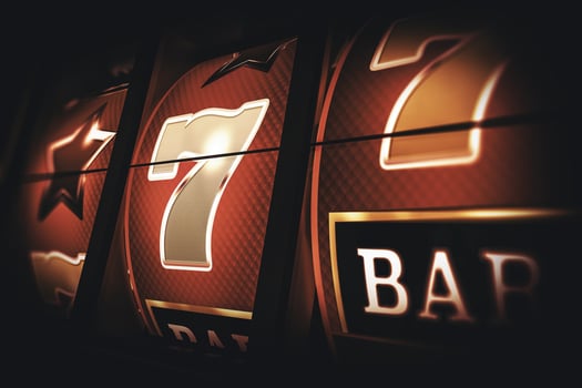 Vintage Slot Machine Game photo