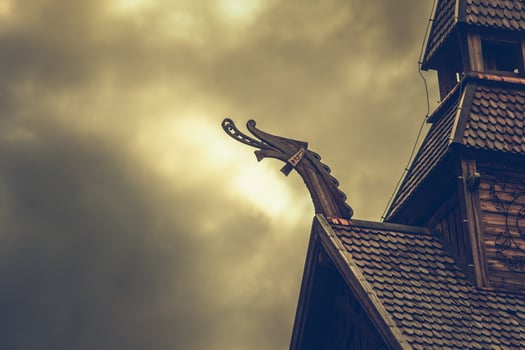 Norwegian Stave Church photo