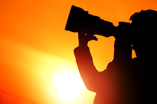 Photographer Sunset Silhouette photo